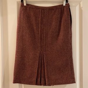 Club Monaco raspberry tweed pencil skirt